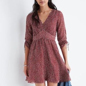 Madewell Starviolet Mini Dress in Ditsy Flowers